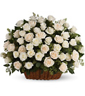 Bountiful Rose Basket from Olney's Flowers of Rome in Rome, NY
